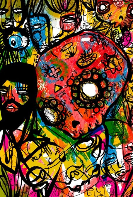 Global Heart CANNES 2 Sabet Canvas Print