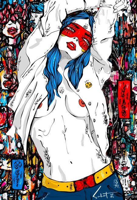 Lucky AF 2022 Sabet Canvas Print