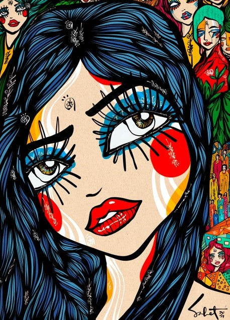 Mystic Heart 2021 Sabet Canvas Print