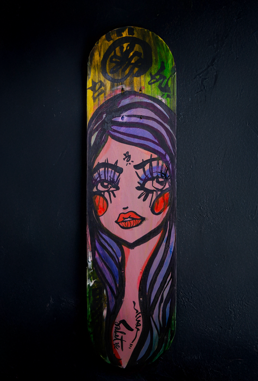 G Love 2025 Sabet Original Painting on Skateboard Deck