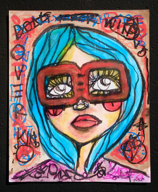 Popcorn Love 2025 Sabet 15" x 18" Original on Paper