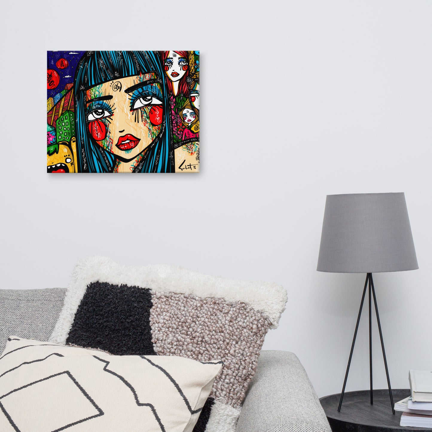 Superstar Tokyo 2021 Sabet Canvas Print