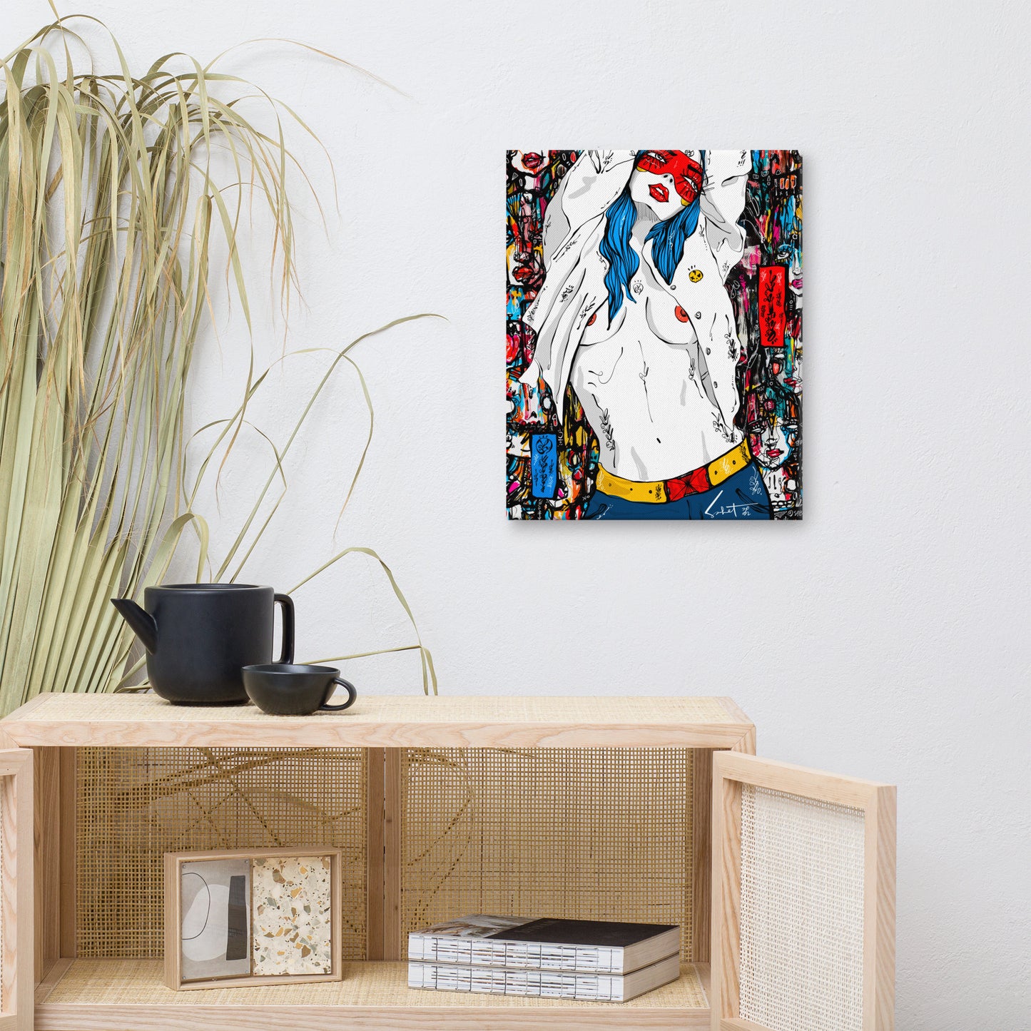 Lucky AF 2022 Sabet Canvas Print