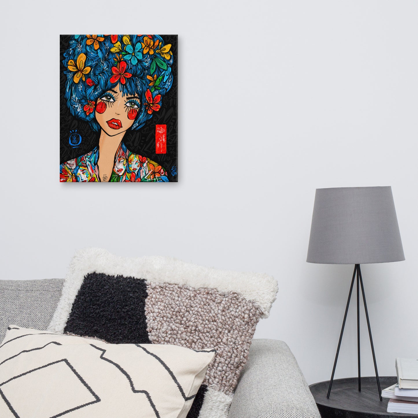 Flora Frequency 2022 Sabet Canvas Print