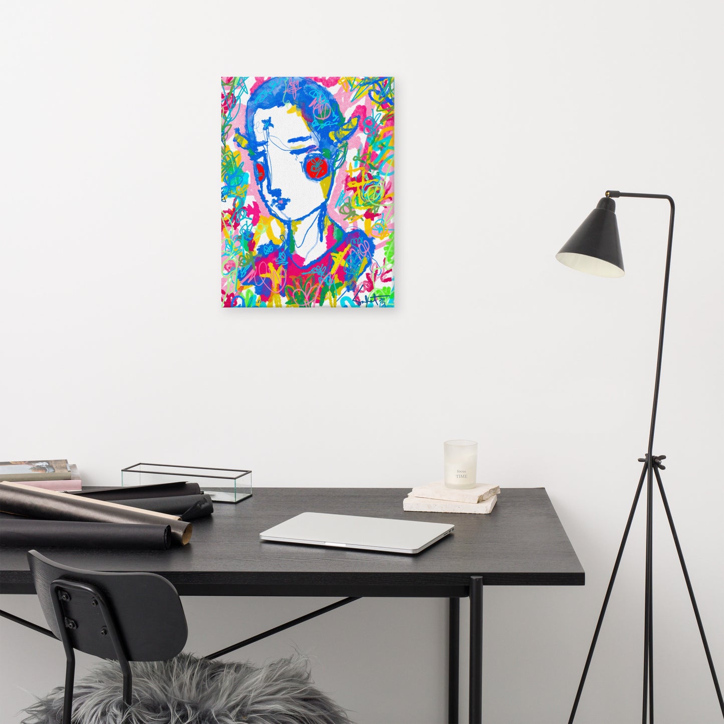 Fluffy Pink 2021 Canvas Print