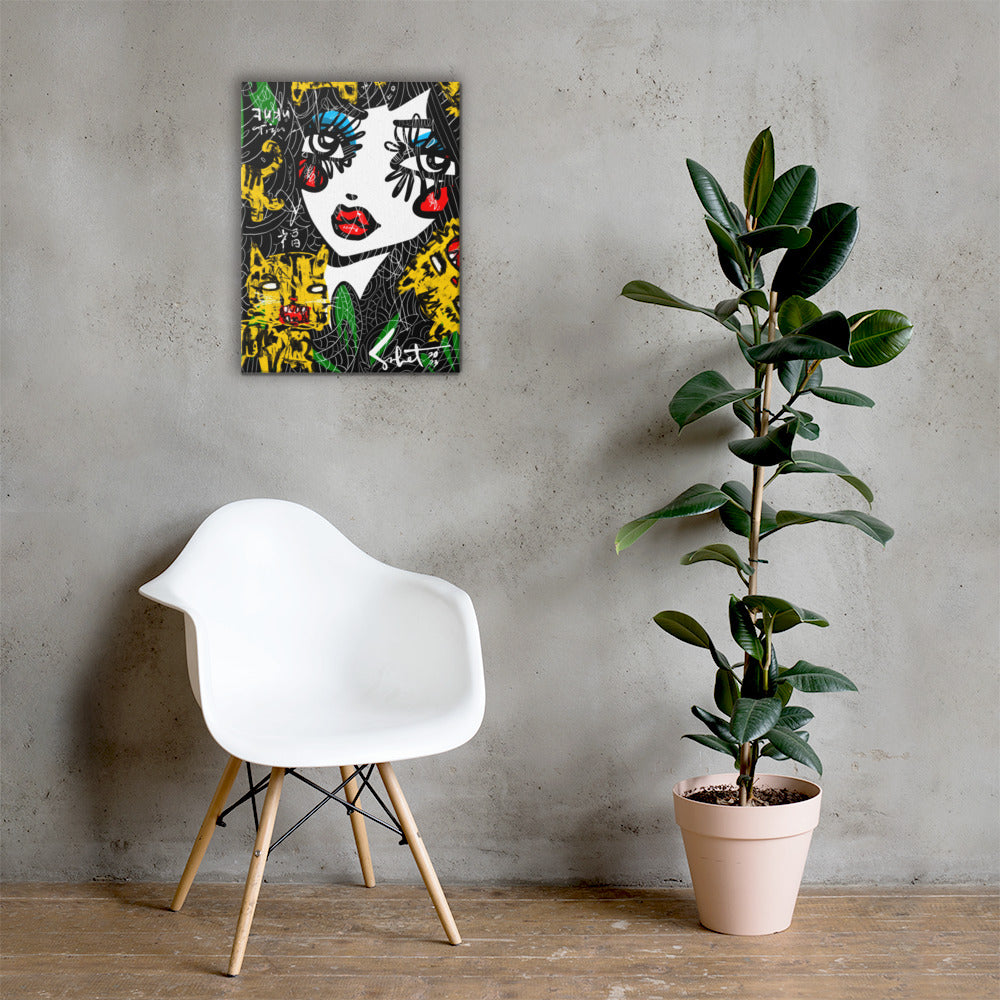 Fuku Tiger 2023 Sabet Canvas Print