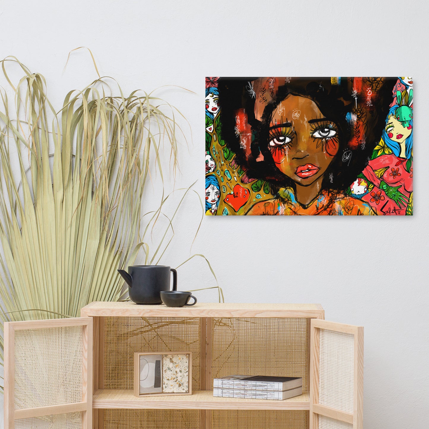 Super Heart 2021 Sabet Canvas Print