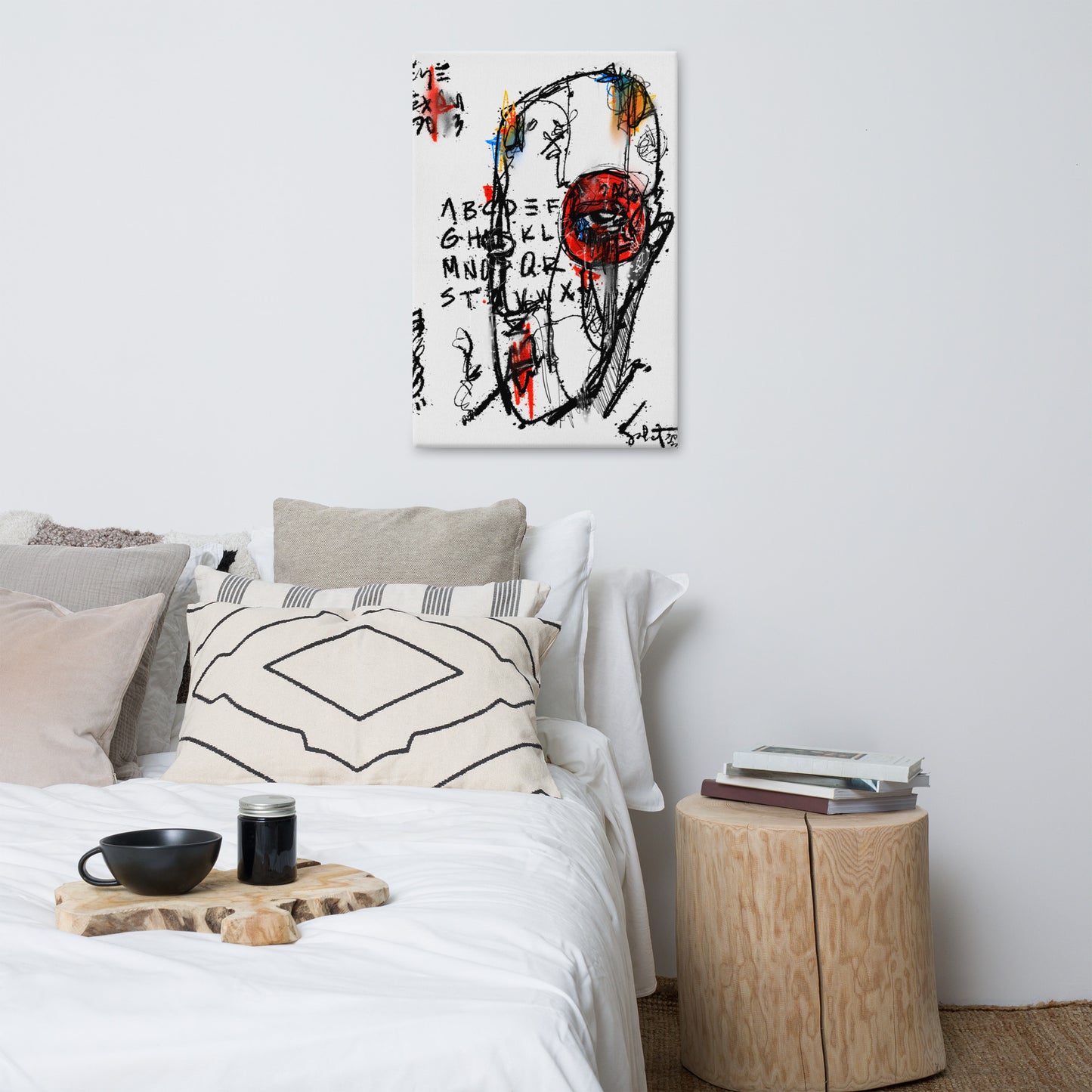 Nicotine Sabet Canvas Print