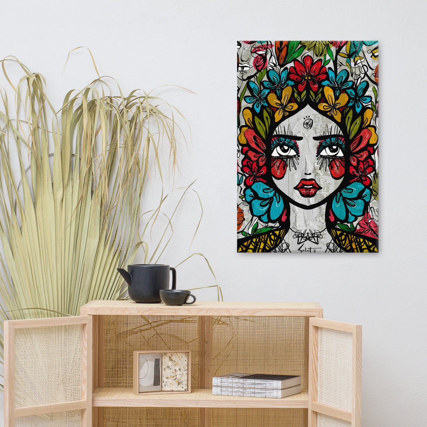 Kiku Love 2021 Sabet Canvas Print