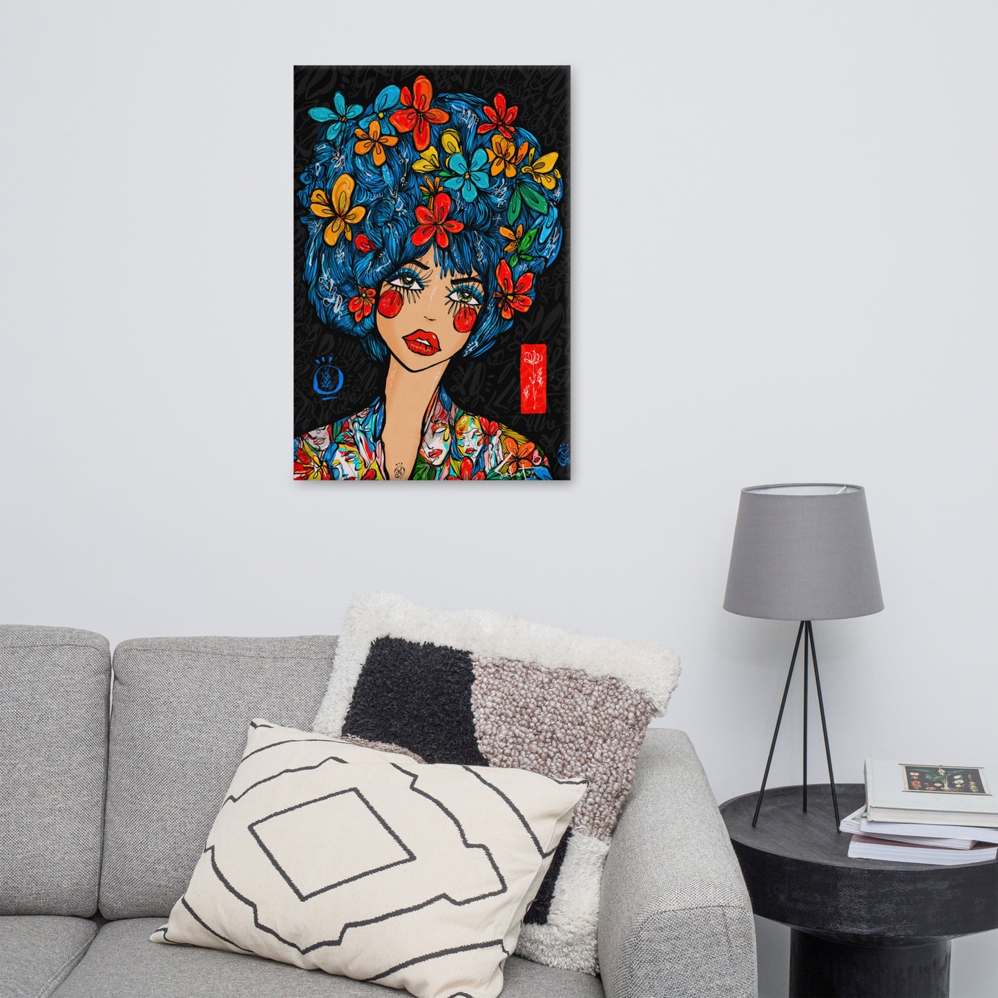 Flora Frequency 2022 Sabet Canvas Print