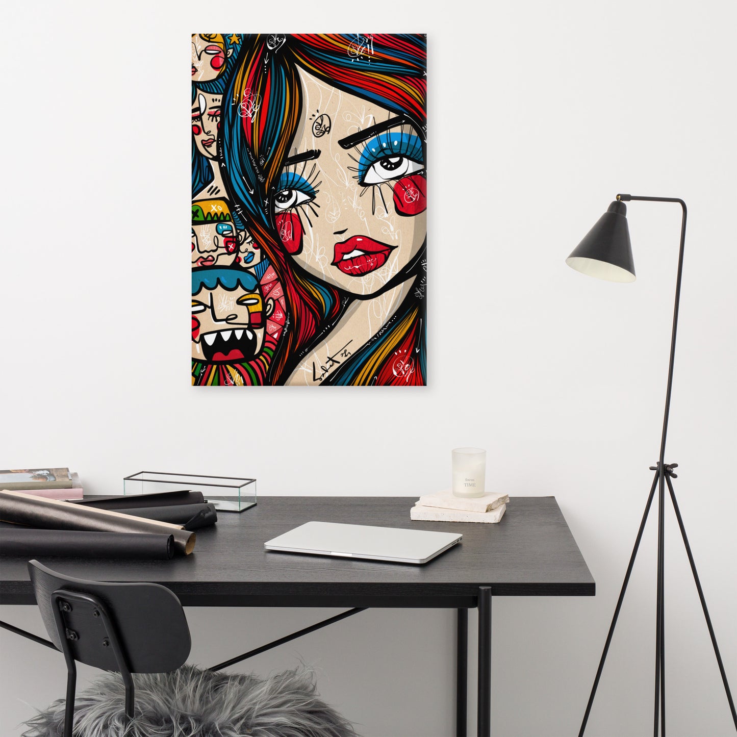 Nifty Hustle 2022 Sabet Canvas Print