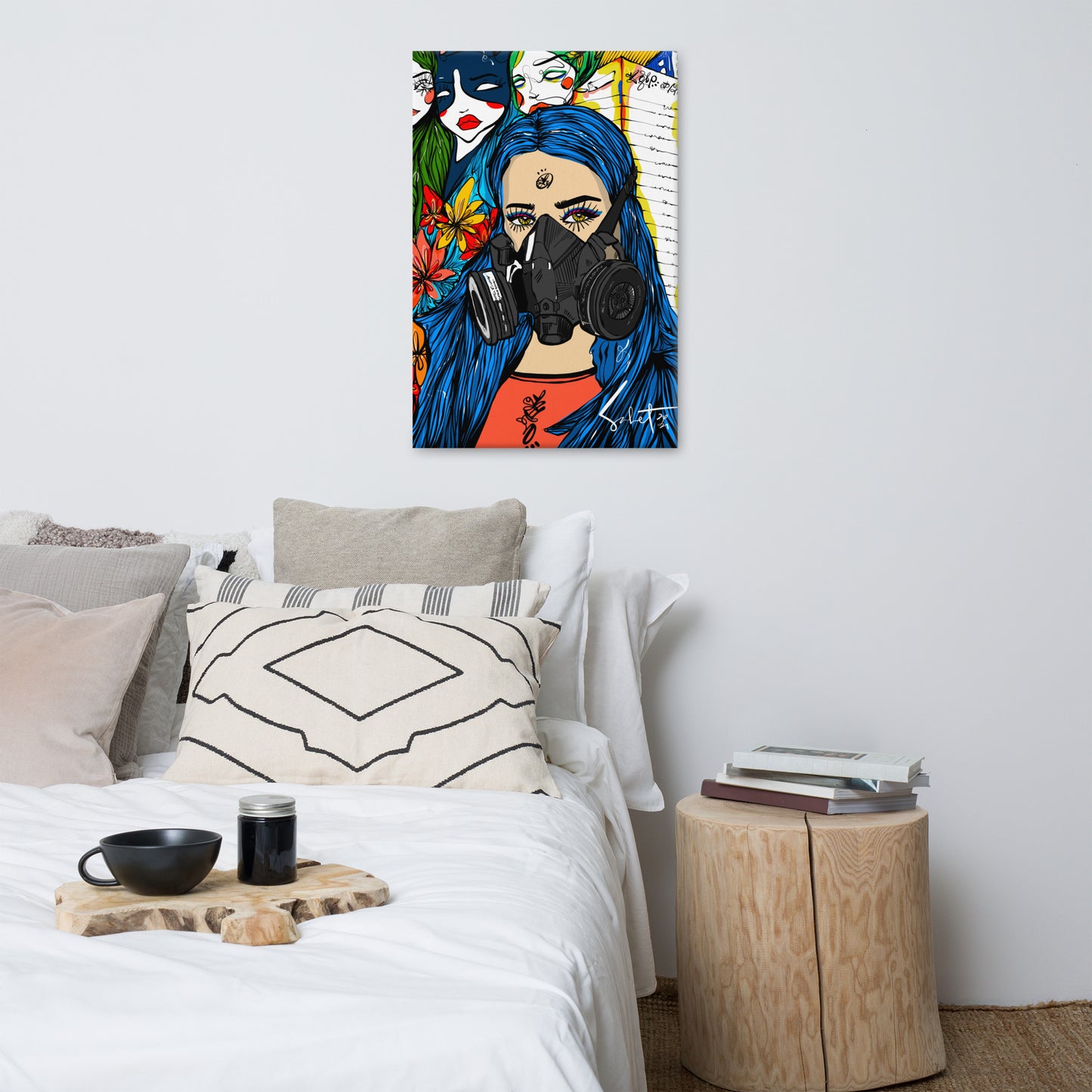 Beautiful Toxin III 2021 Sabet Canvas Print