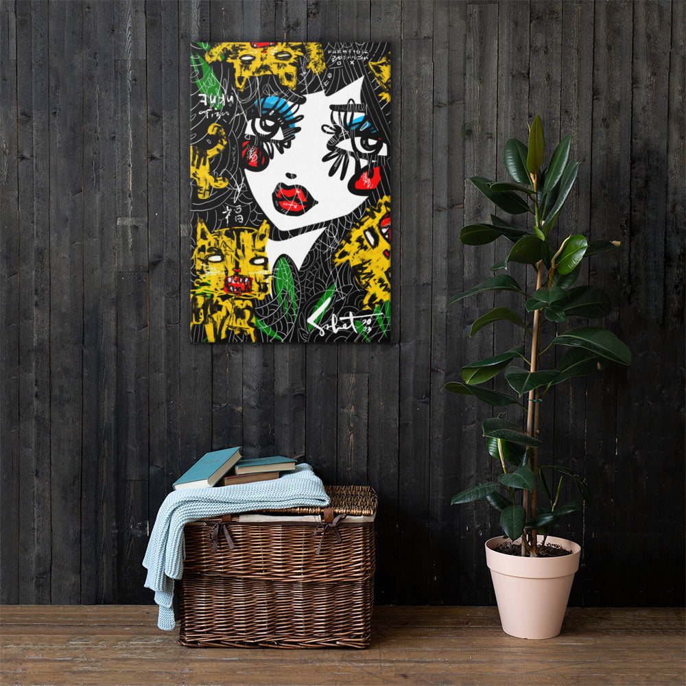Fuku Tiger 2023 Sabet Canvas Print