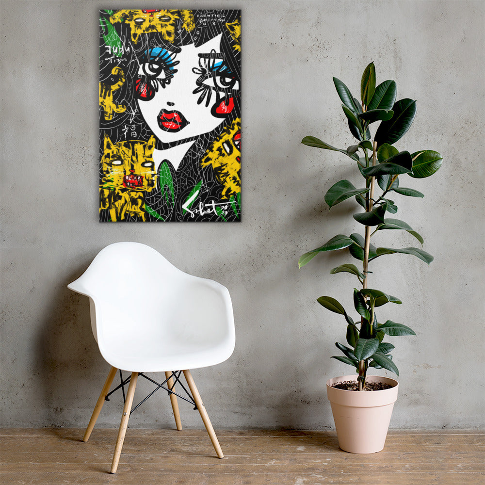 Fuku Tiger 2023 Sabet Canvas Print