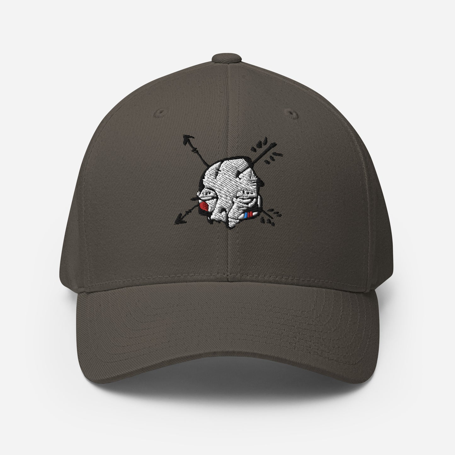Sabet Skull Flex-Fit Structured Twill Cap