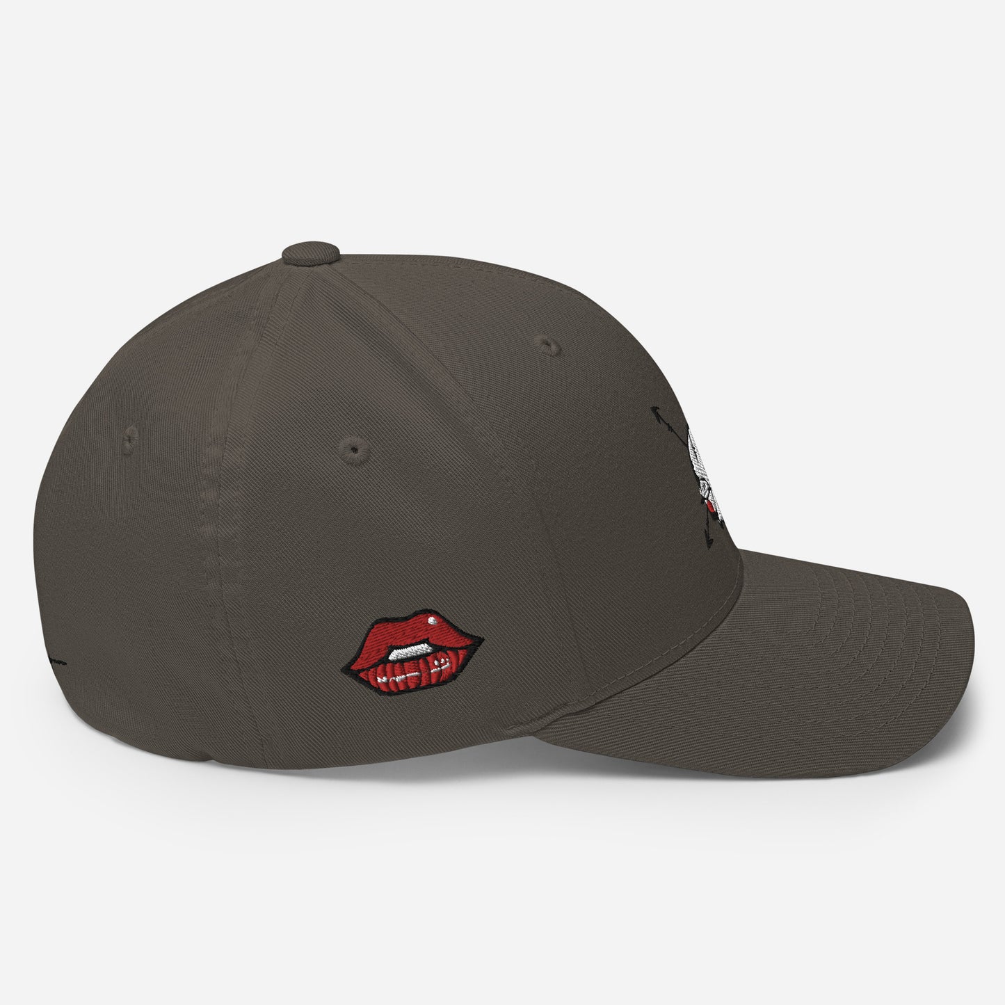 Sabet Skull Flex-Fit Structured Twill Cap