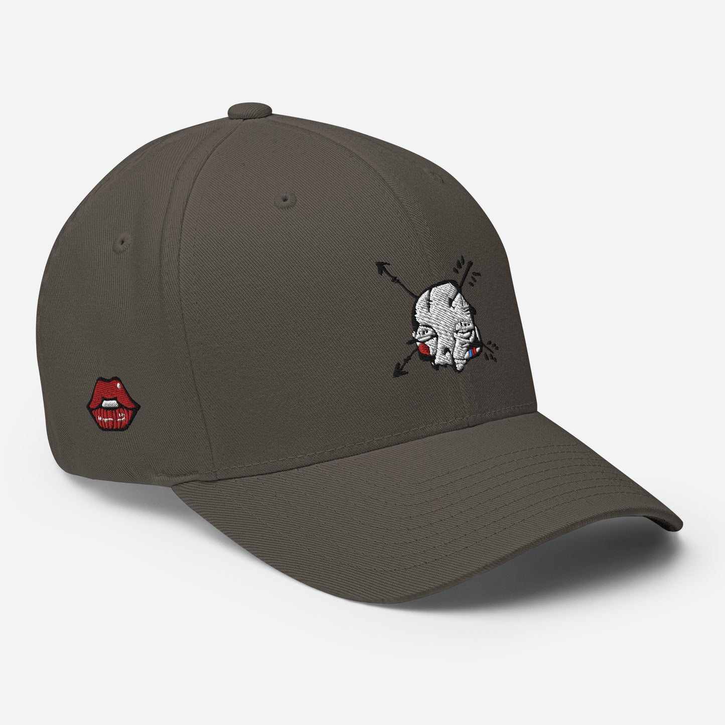Sabet Skull Flex-Fit Structured Twill Cap