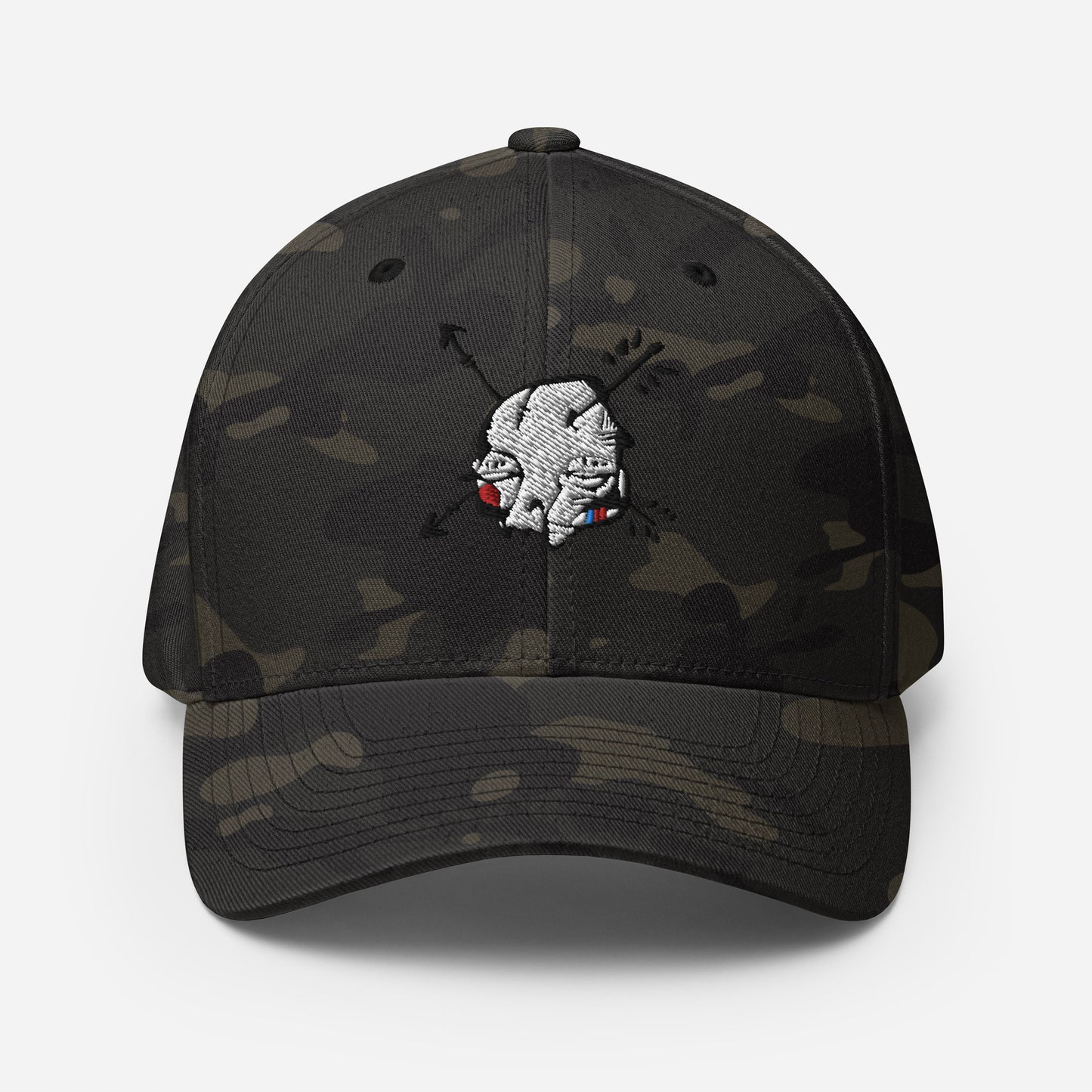 Sabet Skull Flex-Fit Structured Twill Cap