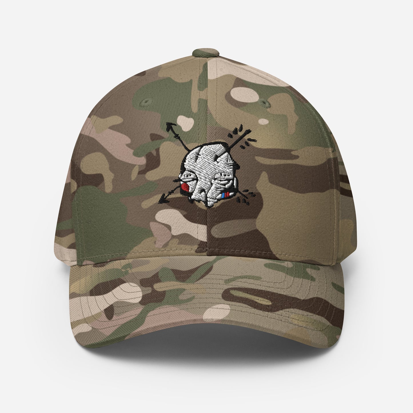 Sabet Skull Flex-Fit Structured Twill Cap