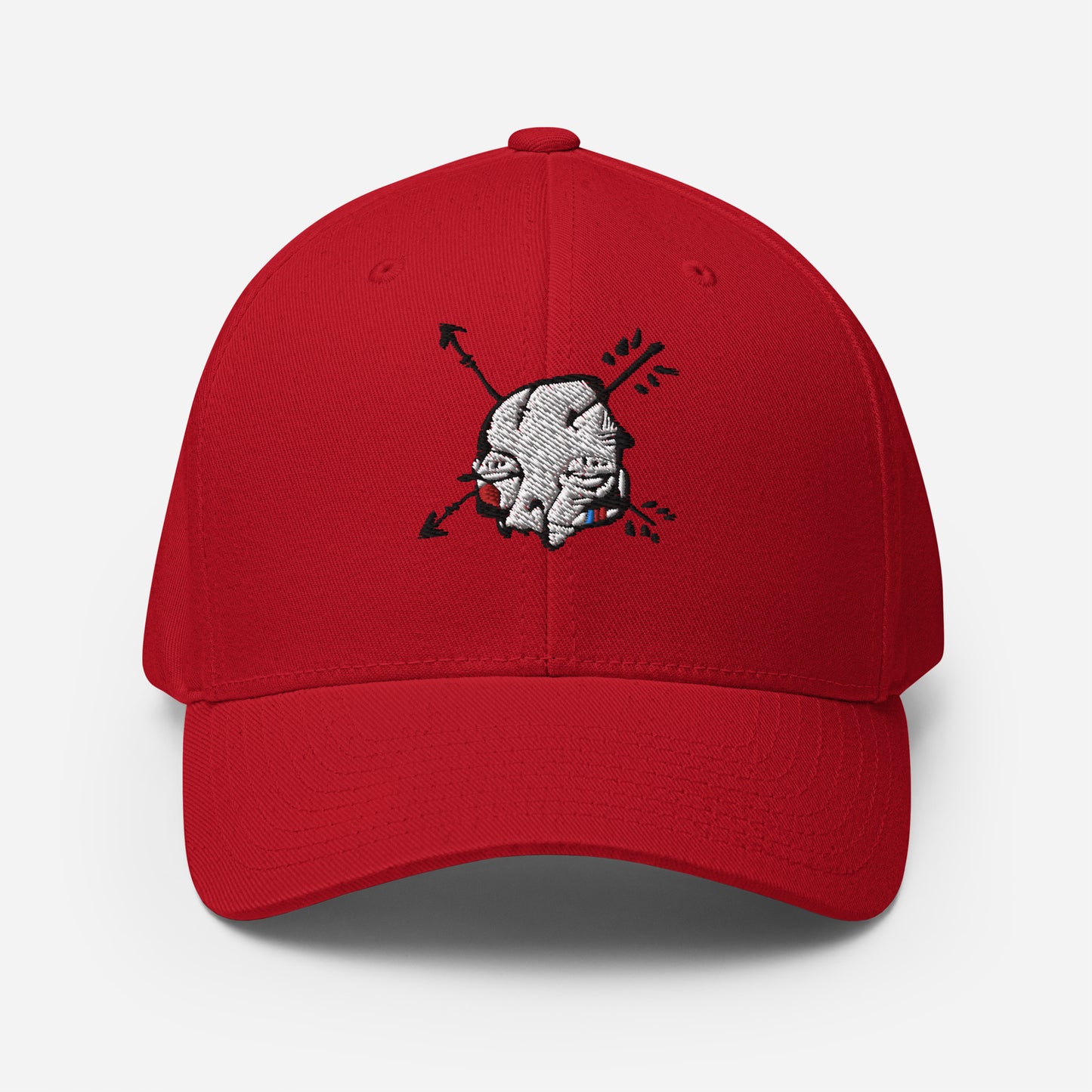 Sabet Skull Flex-Fit Structured Twill Cap