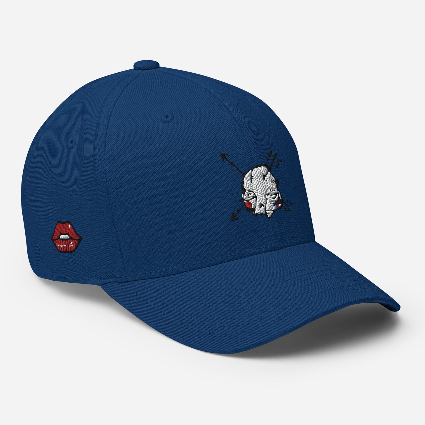 Sabet Skull Flex-Fit Structured Twill Cap