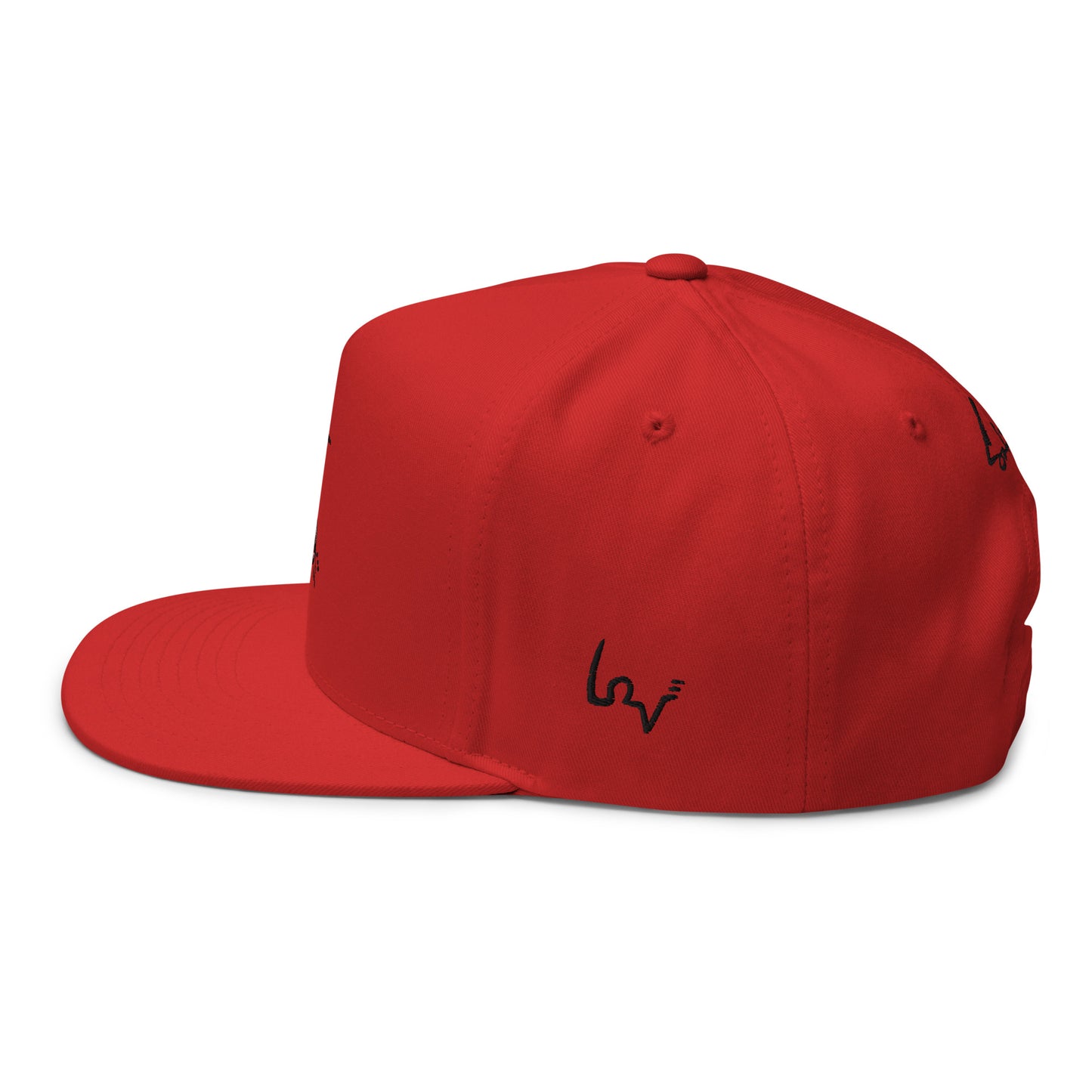 Sabet Skull 5-Panel Flat Bill Snap-Back Cap
