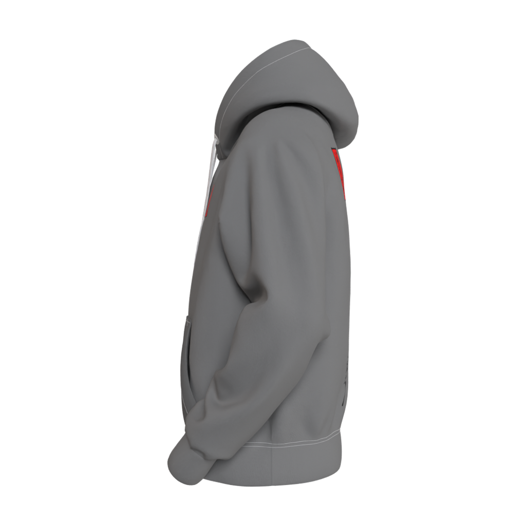 Limited Edition Bloom Heart Slate Premium Cotton Unisex Hoodie
