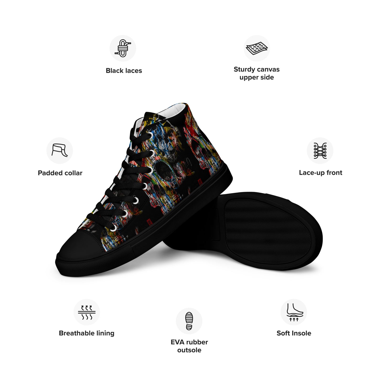 XRAY by SABET high top canvas shoes