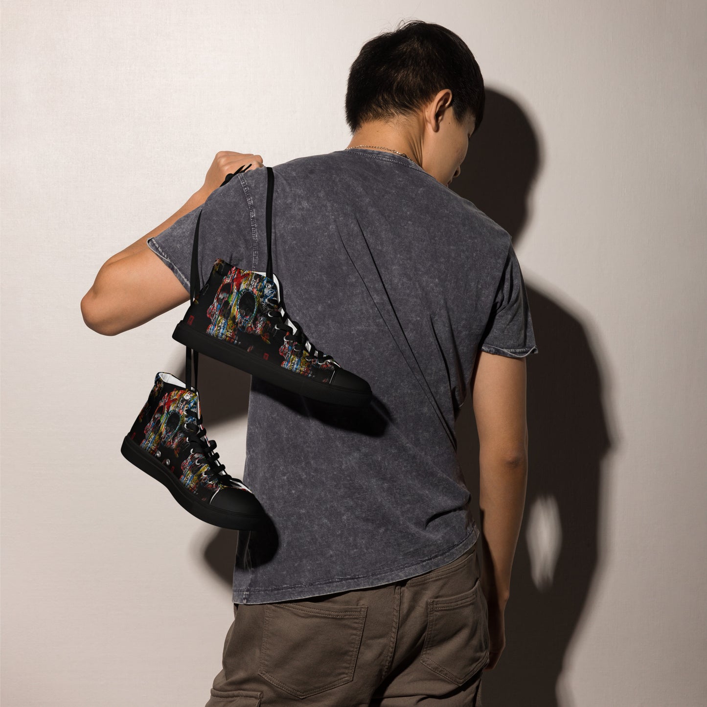 XRAY by SABET high top canvas shoes