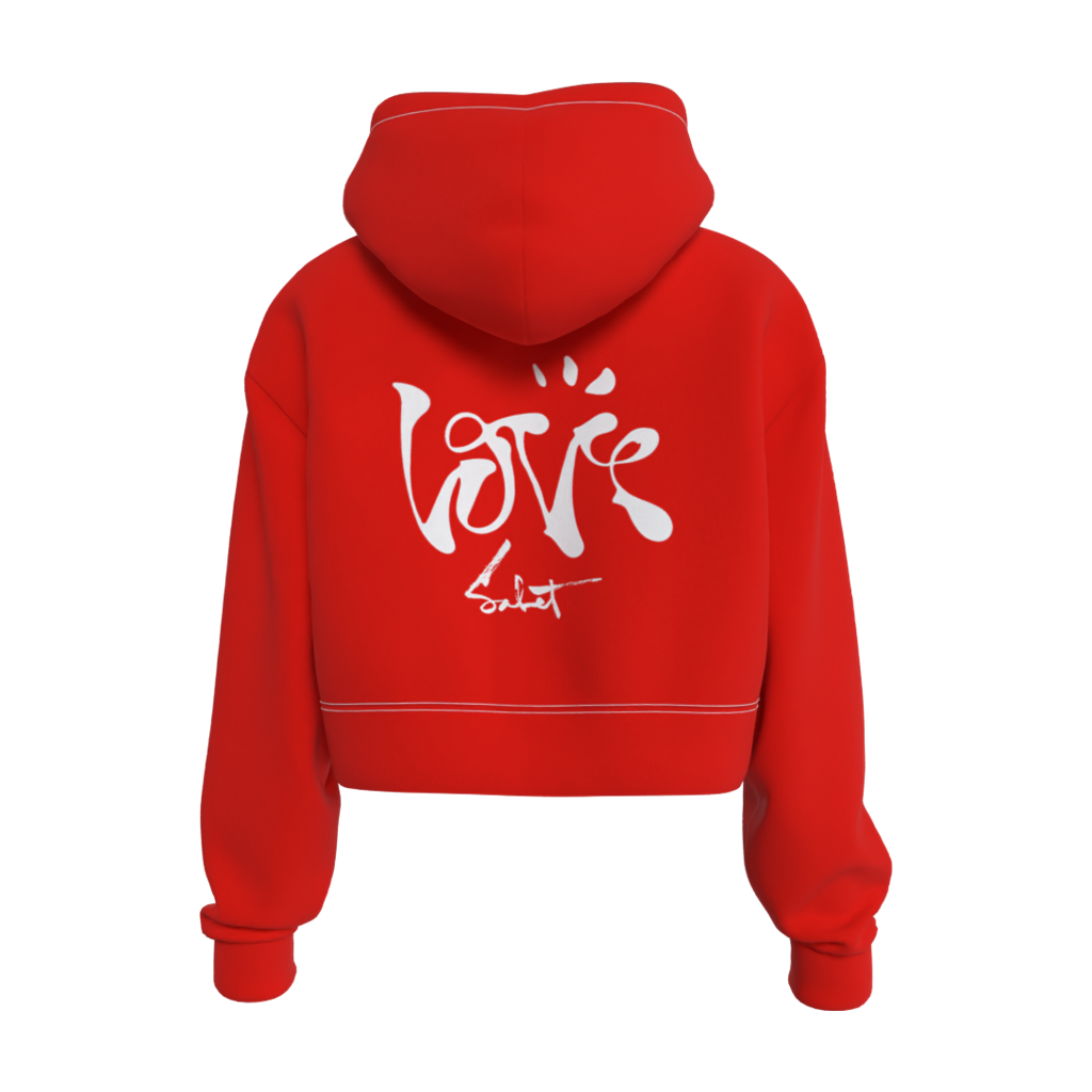 LOVE♡ Love Women's Crop Hoodie – ©Sabet