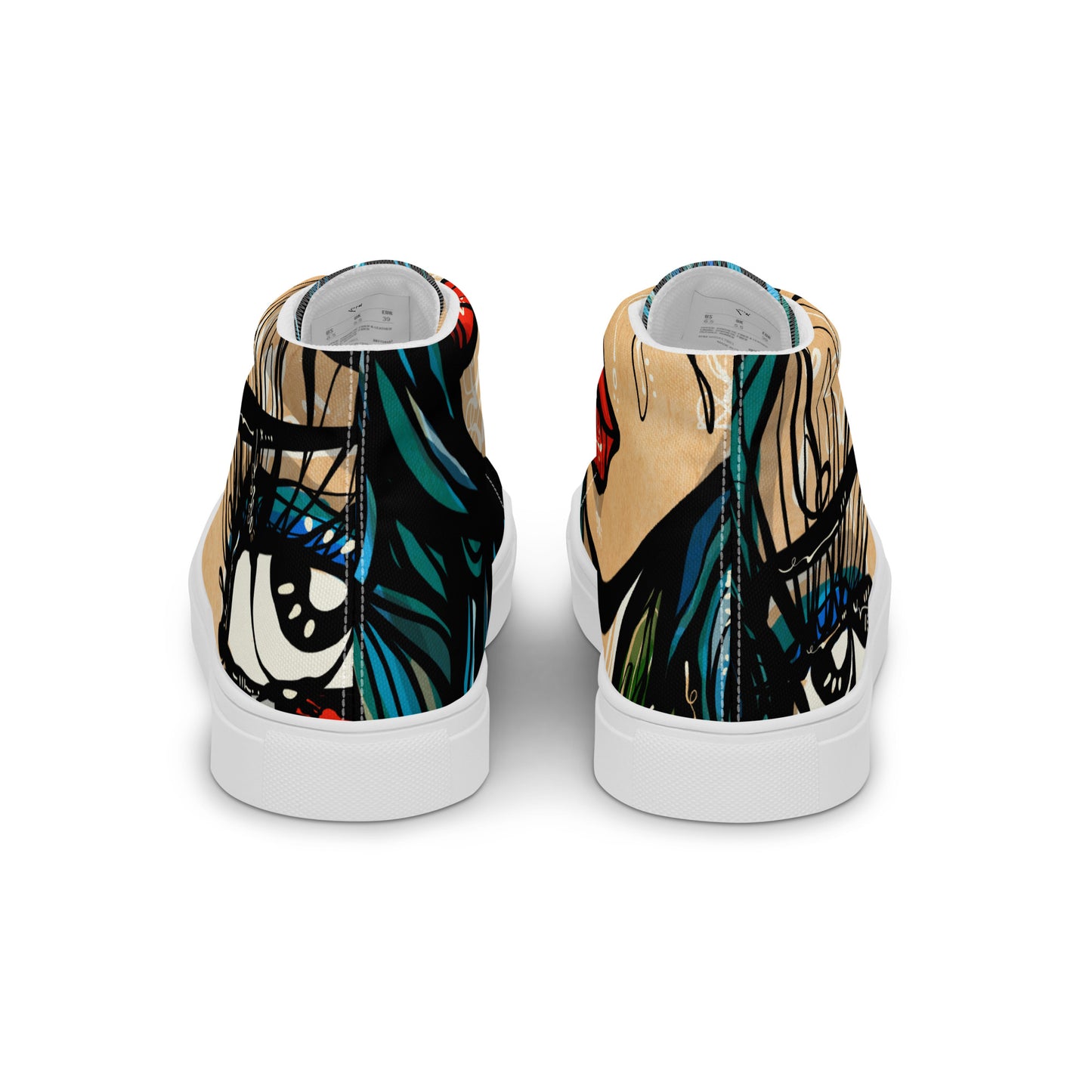 Tantric Soul by Sabet Women’s high top canvas shoes