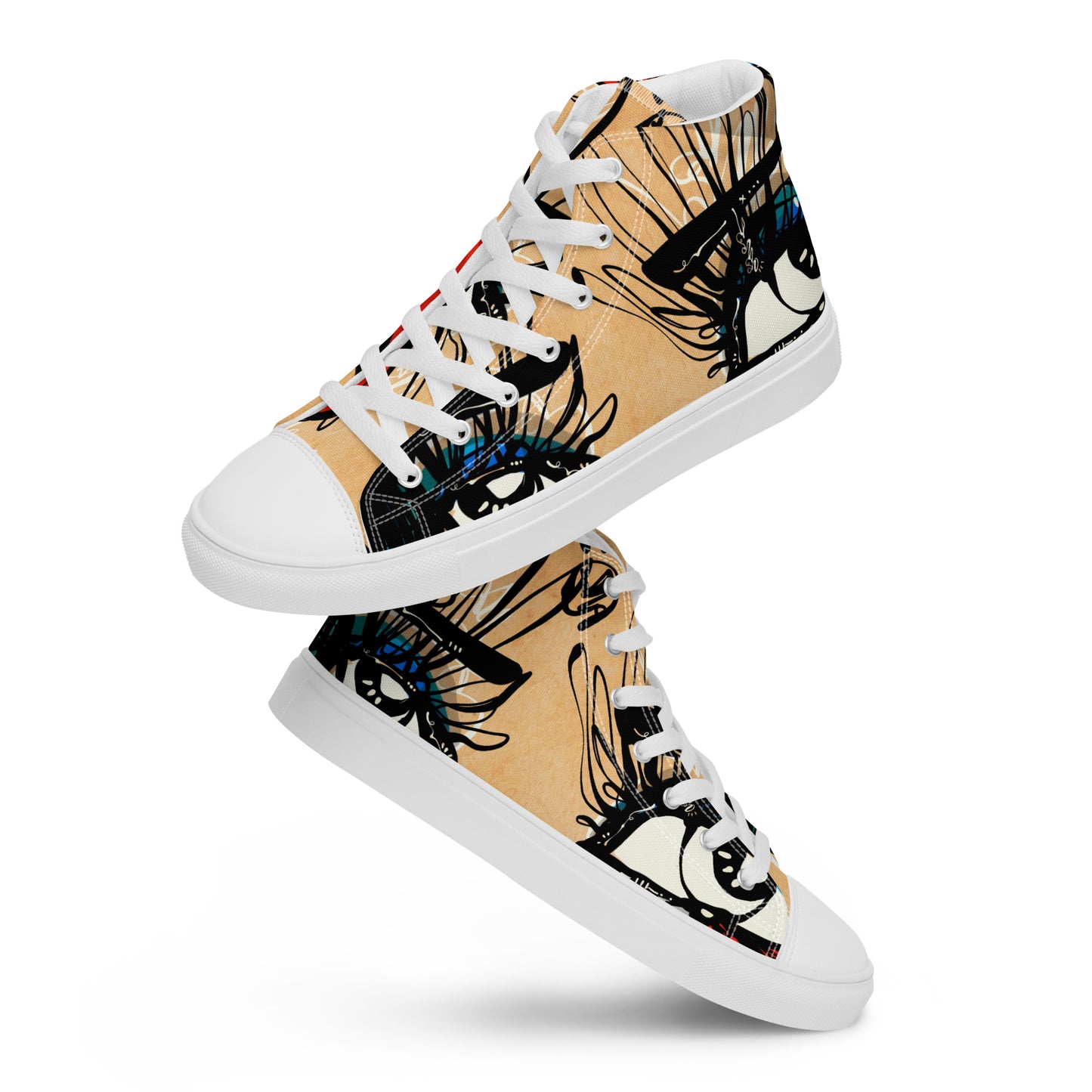 Tantric Soul by Sabet Women’s high top canvas shoes