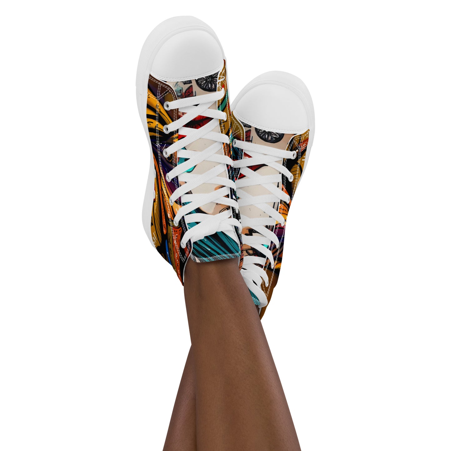 Stardust by Sabet Women’s high top canvas shoes