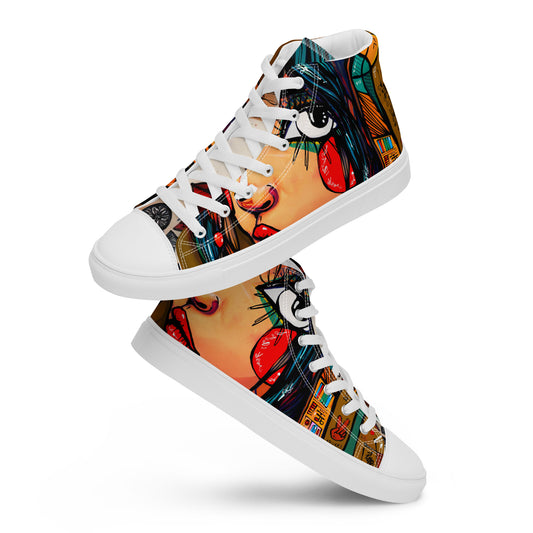 Stardust by Sabet Women’s high top canvas shoes