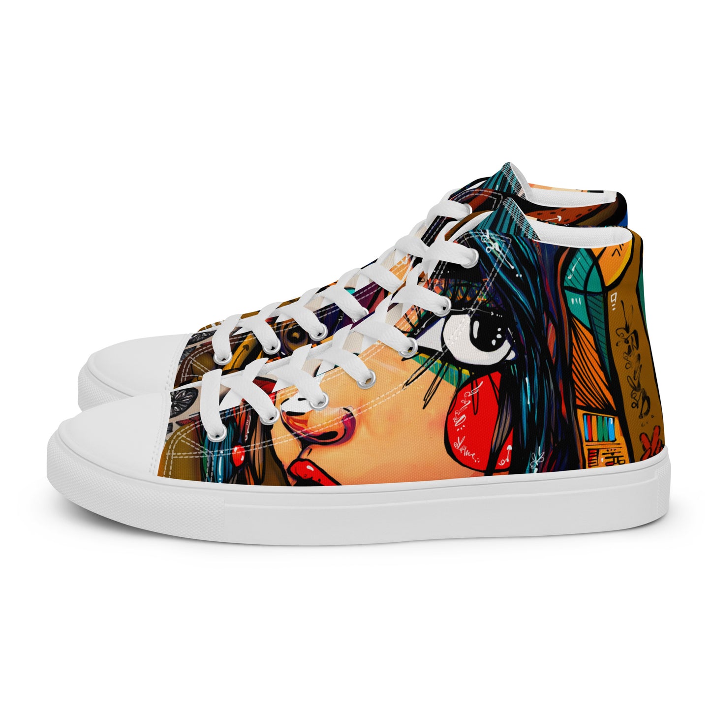 Stardust by Sabet Women’s high top canvas shoes