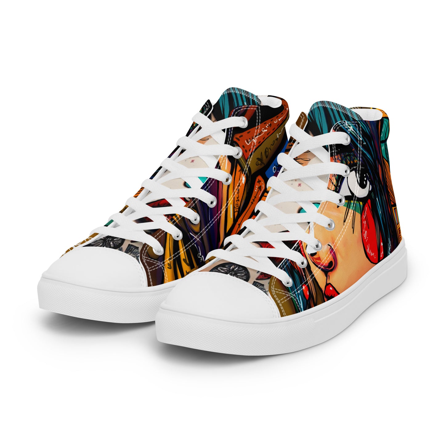 Stardust by Sabet Women’s high top canvas shoes