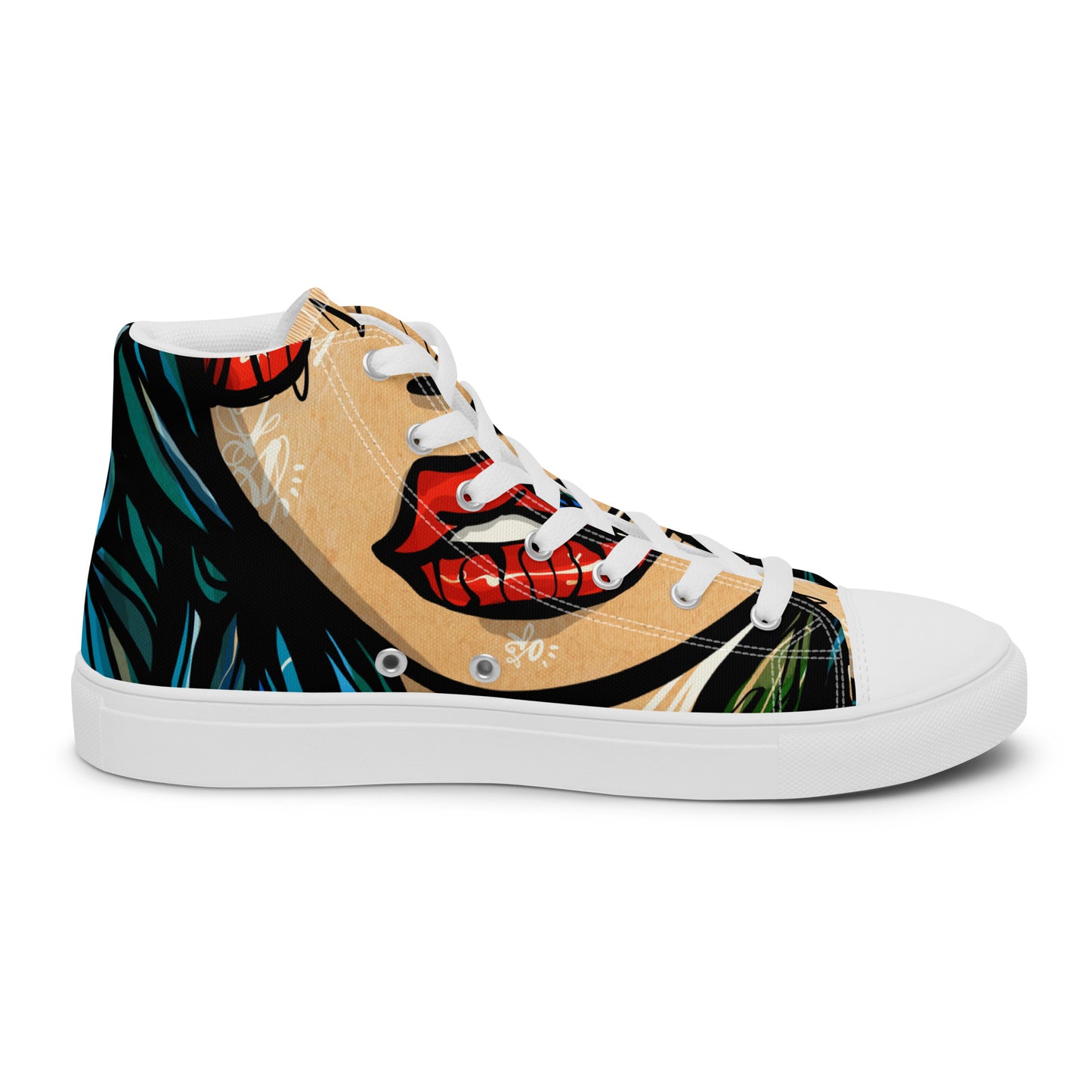 Tantric Soul by Sabet Women’s high top canvas shoes