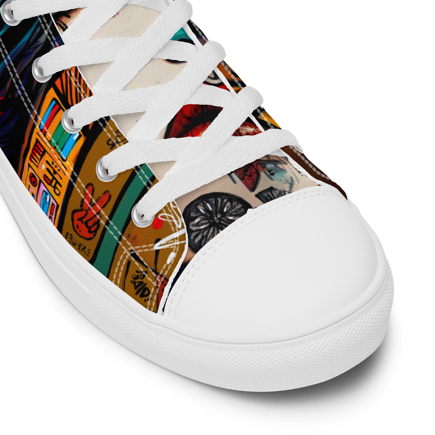 Stardust by Sabet Women’s high top canvas shoes