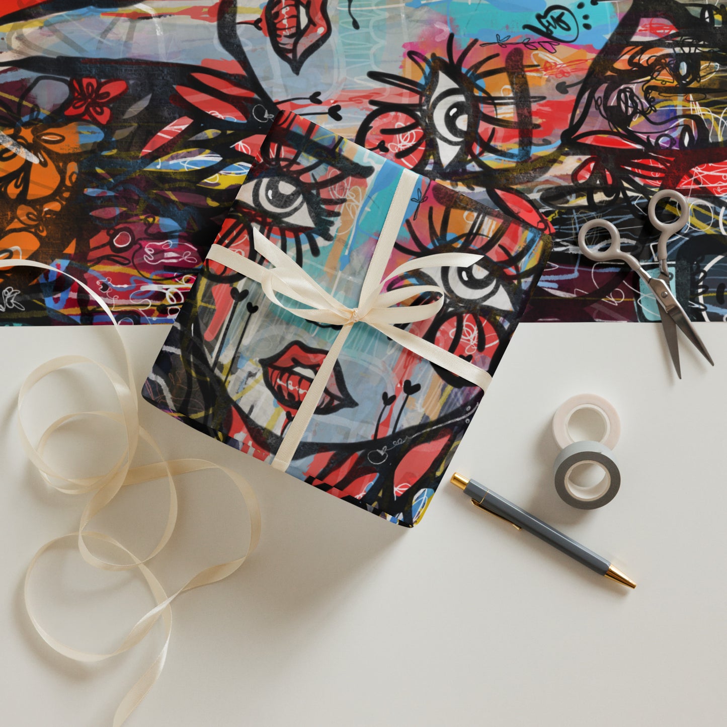 Sabet Love Wrapping paper sheets