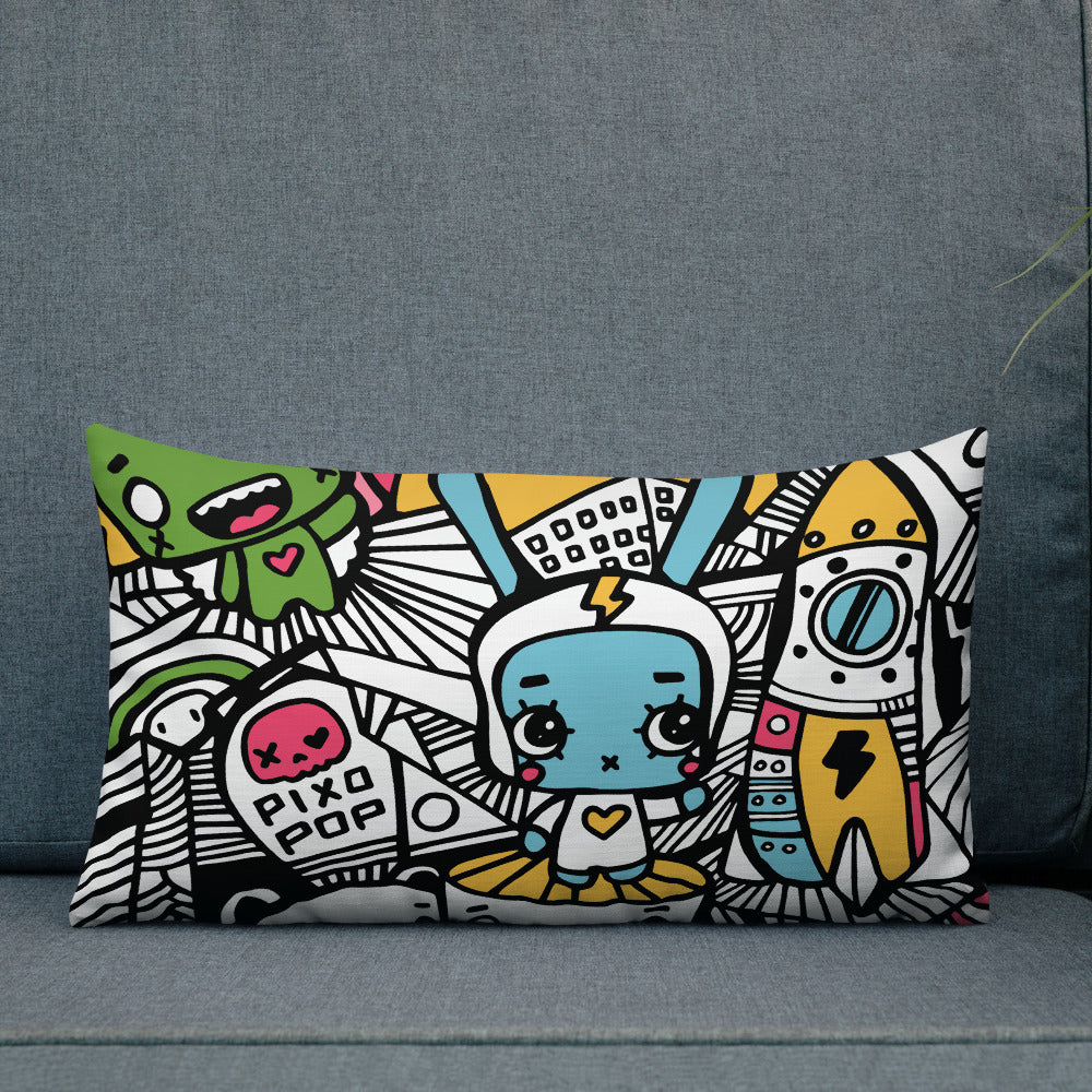 Pixopop Lovestack Stitch Premium Pillow
