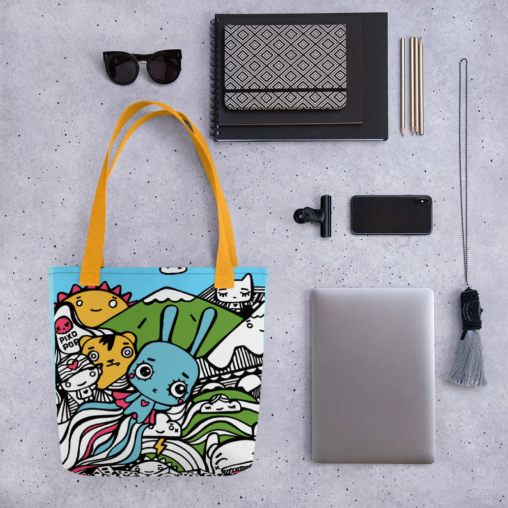 Pixopop Lovestack Tote bag