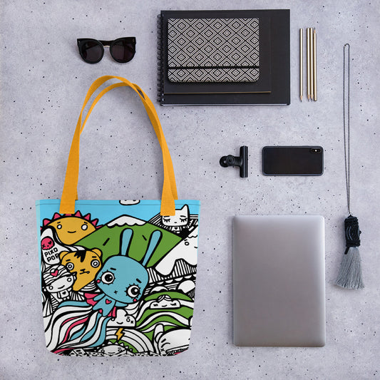 Pixopop Lovestack Tote bag