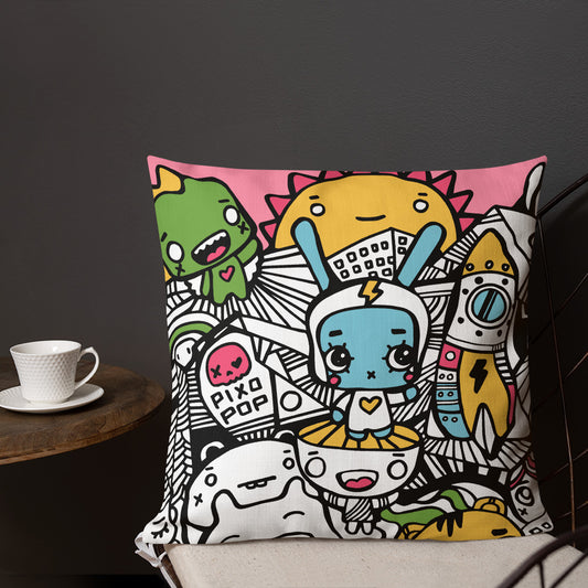 Pixopop Lovestack Stitch Premium Pillow