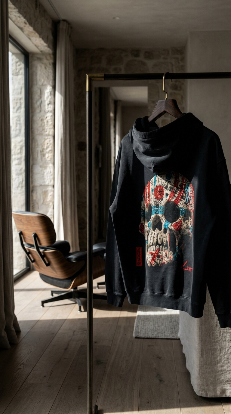 Limited Edition Hologram Oversized Hoodie by Sabet: Where Art Meets Rarity