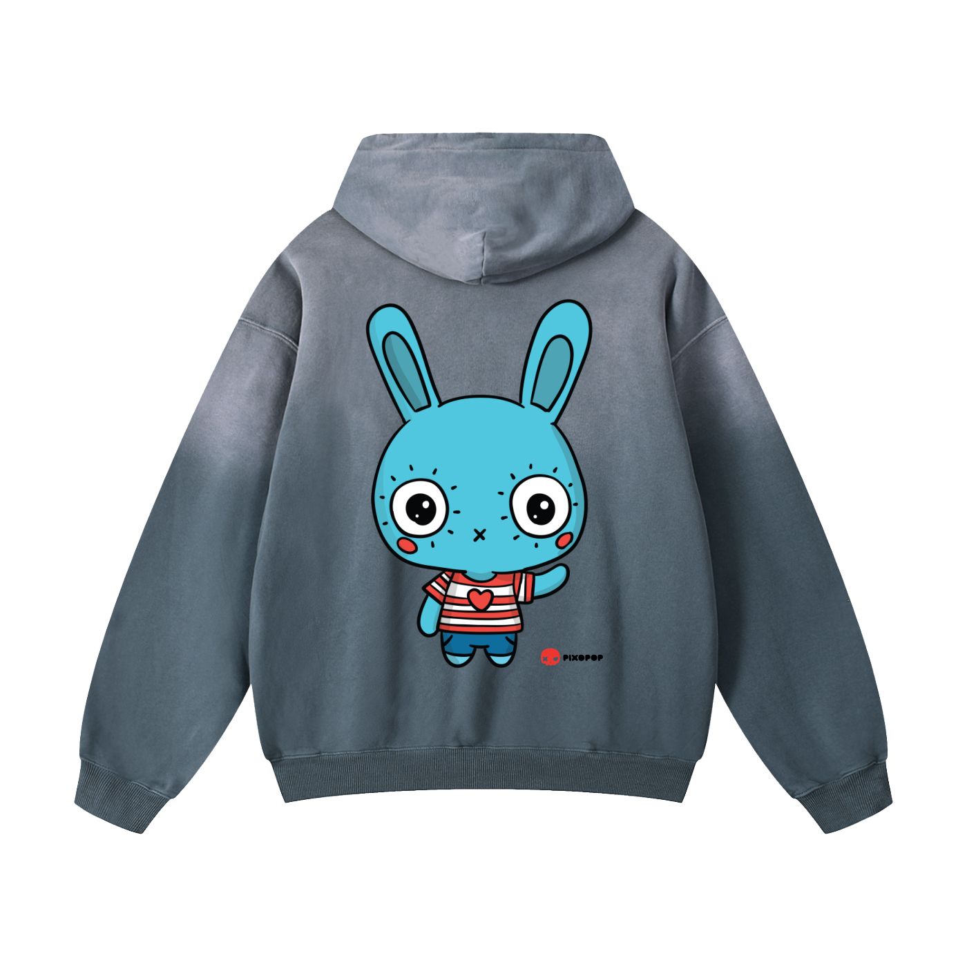 Pixopop Hello Stitch Bunny Oversized Hoodie