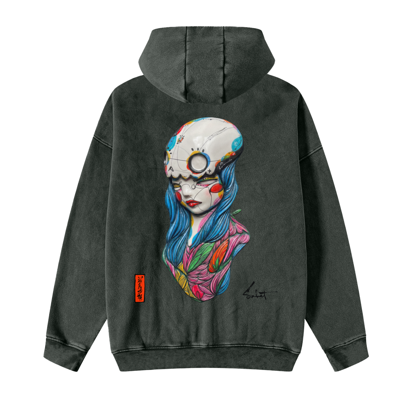 Streams Vintage Zipper Fleece Hoodie