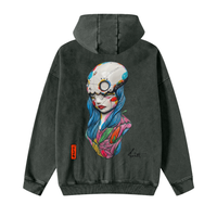 Streams Vintage Zipper Fleece Hoodie