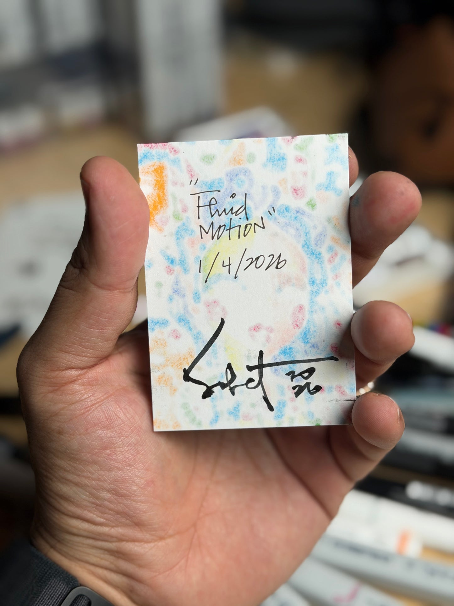 Fluid Motion Mini Original by Sabet