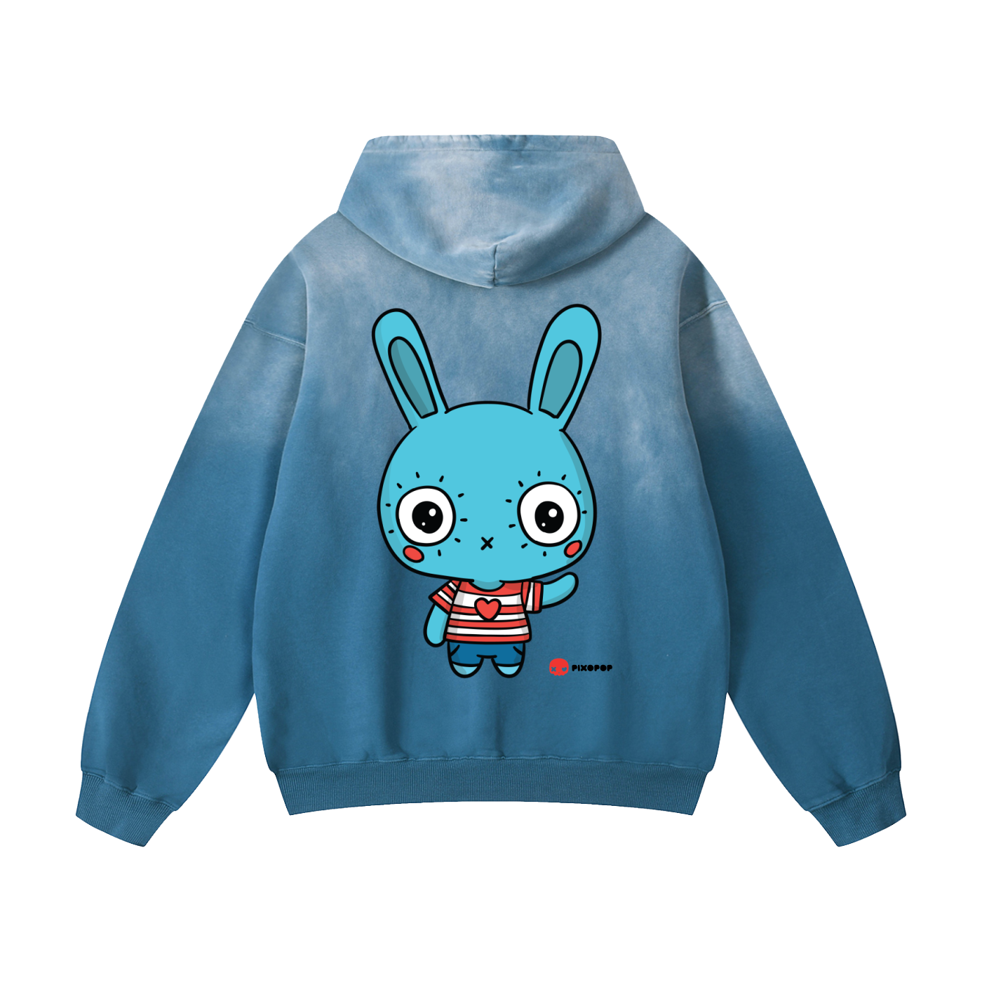 Pixopop Hello Stitch Bunny Oversized Hoodie