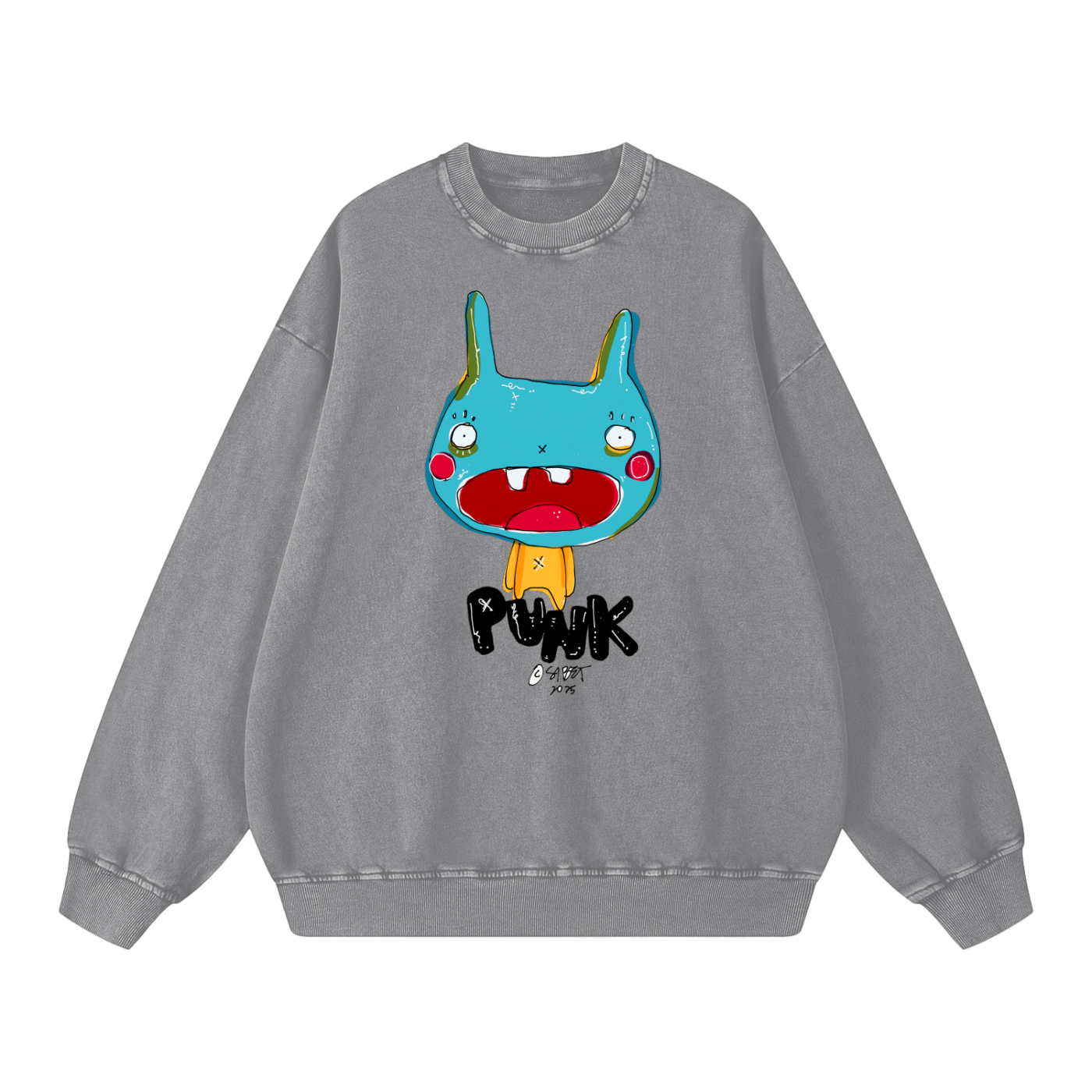 Punk Bunny Oversized Sweatshirt